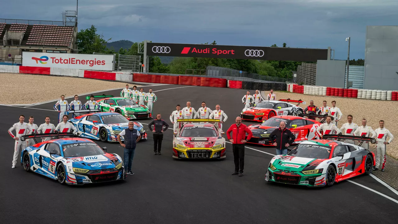 Audi triumphs in 24-hour anniversary race