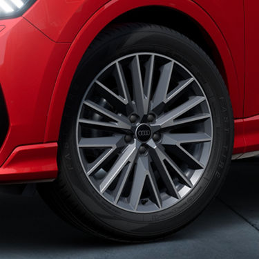 Audi Q3 Black Edition from the side