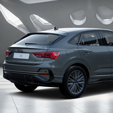 Audi Q3 Sportsback Black Edition from the side