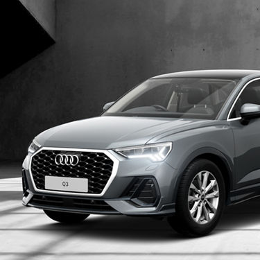 Audi Q3 Sportsback Black Edition from the side