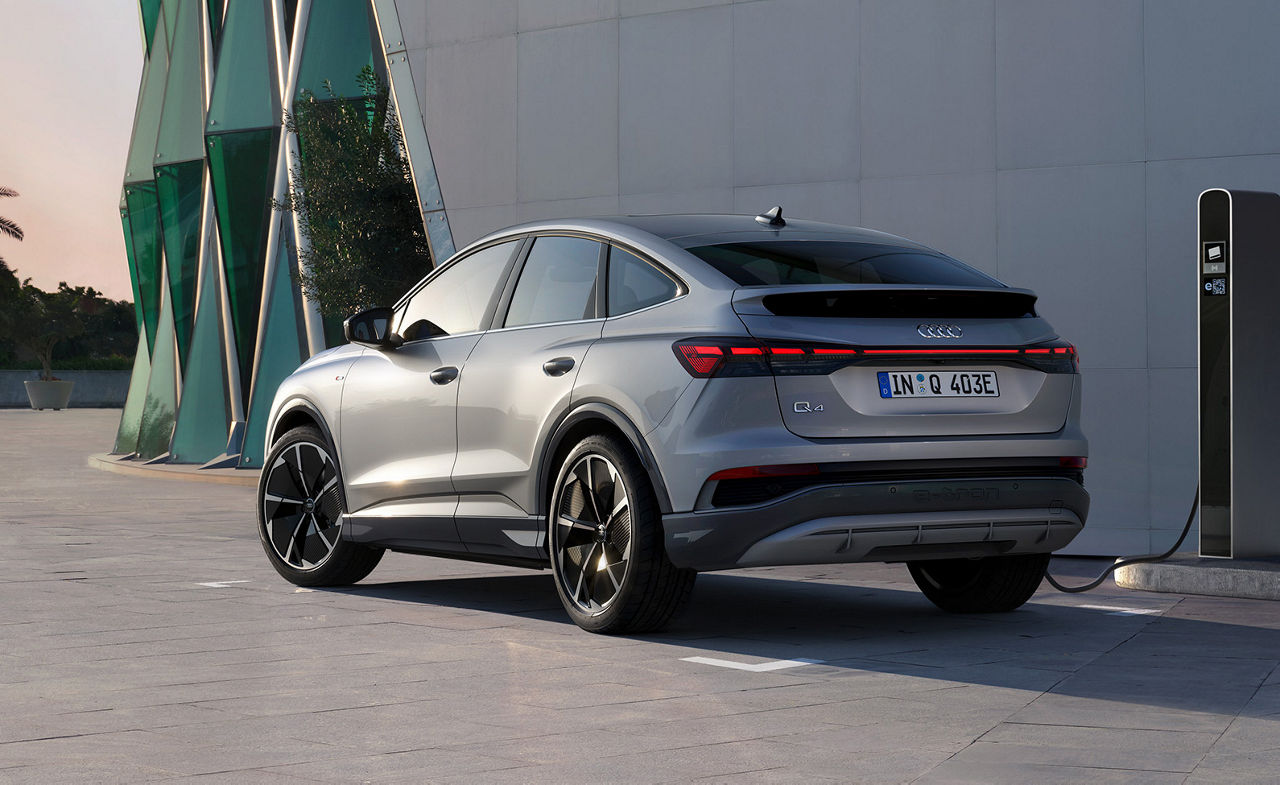 Audi Q4 e-tron Sportback rear view